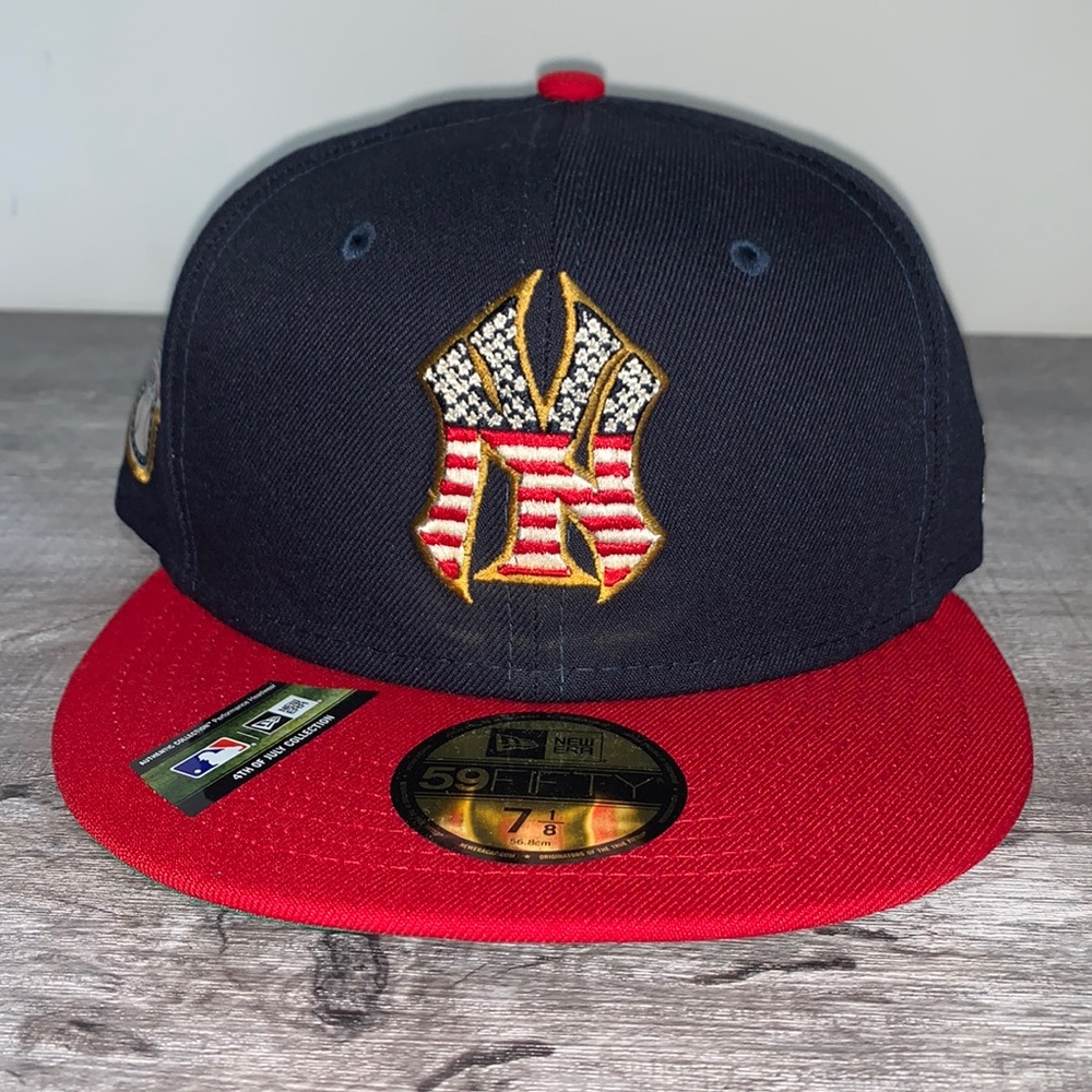 New Era New York Yankees Patriotic 4th of July Flag Cap Hat - multiple sizes